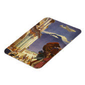 グアテマラのヴィンテージ旅行ポスター マグネット (左側)