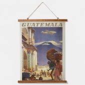 グアテマラのヴィンテージ旅行ポスター 吊り下げ型タペストリー (正面)