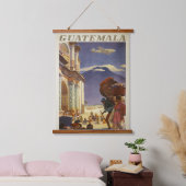グアテマラのヴィンテージ旅行ポスター 吊り下げ型タペストリー (寝室)