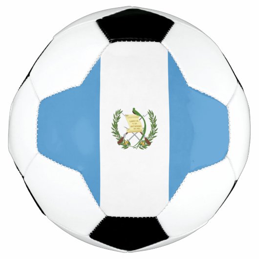 グアテマラの国旗 サッカーボール (正面)