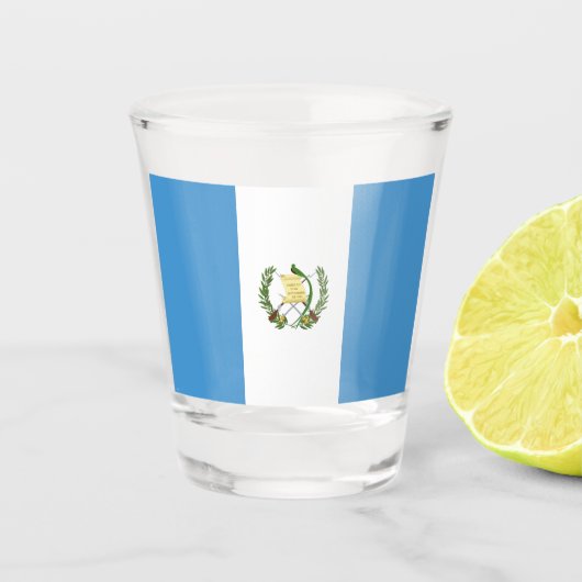 グアテマラの国旗 ショットグラス (正面)