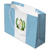 グアテマラの国旗 ラージペーパーバッグ (裏面アングル)