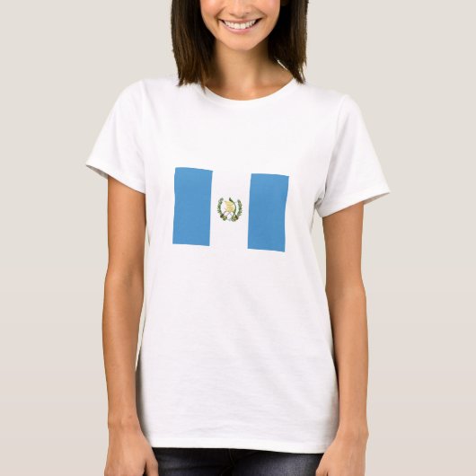 グアテマラの国旗 Tシャツ (正面)