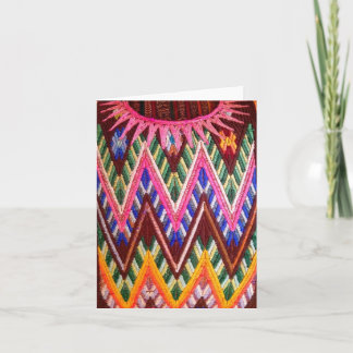 「グアテマラの挨拶」マヤのシリーズ カード