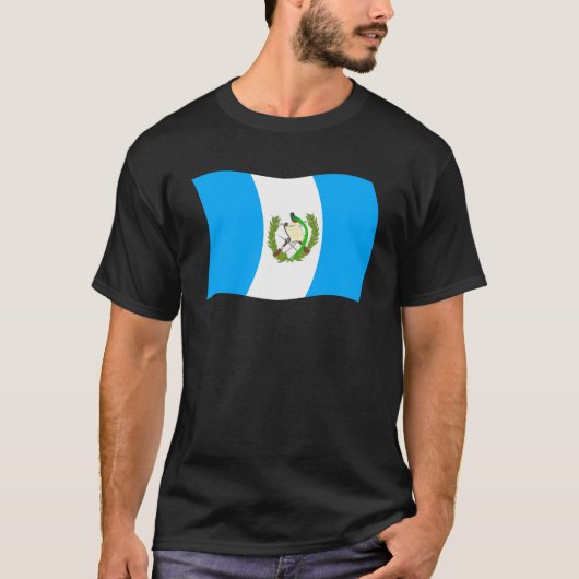 グアテマラの旗のTシャツ Tシャツ (正面)