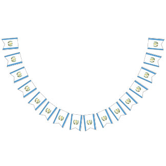 グアテマラの旗 バンティングフラッグ