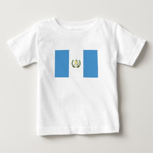 グアテマラの旗 ベビーTシャツ (正面)