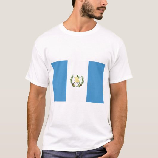 グアテマラの旗 Tシャツ (正面)