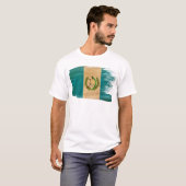 グアテマラの旗 Tシャツ (正面フル)