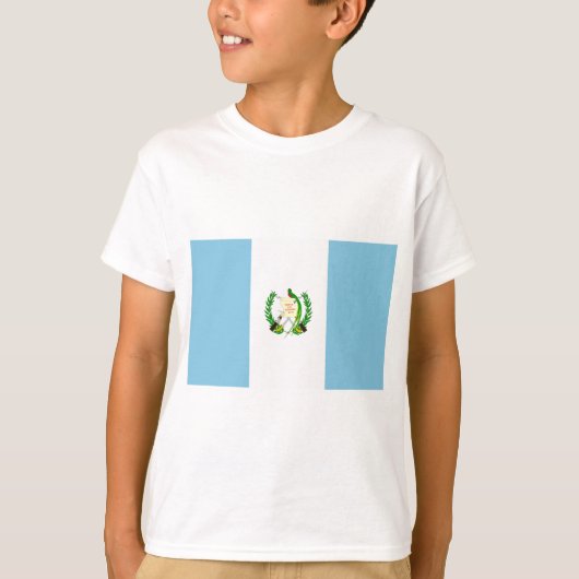 グアテマラの旗 Tシャツ (正面)
