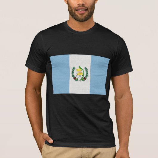 グアテマラの旗 Tシャツ (正面)