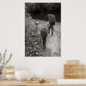 グアテマラの木材運搬船 ポスター (キッチン)