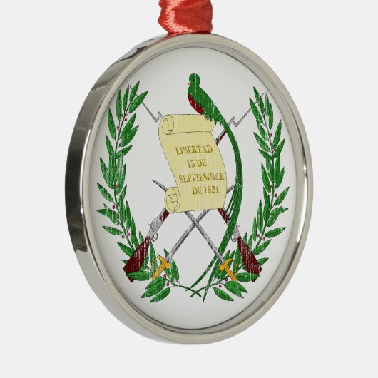 グアテマラの紋章付き外衣 メタルオーナメント (右)