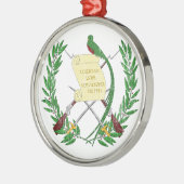 グアテマラの紋章付き外衣 メタルオーナメント (左)