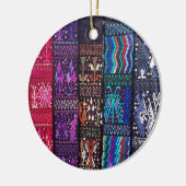 グアテマラの美しいデザイン セラミックオーナメント (左)