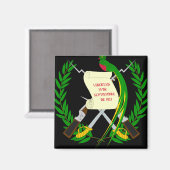 グアテマラの象徴 マグネット (正面/裏面)