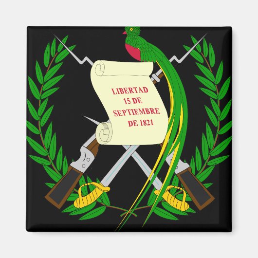 グアテマラの象徴 マグネット (正面)