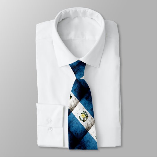 グアテマラの黒くグランジな旗 ネクタイ (タイ)