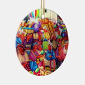 グアテマラアートオーナメント セラミックオーナメント (右)