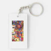 グアテマラアートキーチェーン キーホルダー (裏面)