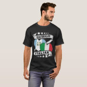 グアテマライタリアン国旗 Tシャツ (正面フル)