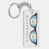 グアテマラカスタムシェード文字&カラーキーチェーン キーホルダー (正面左)