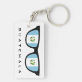 グアテマラカスタムシェード文字&カラーキーチェーン キーホルダー (裏面)