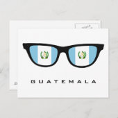 グアテマラカスタムシェード文字&カラーポストカード ポストカード (正面/裏面)