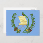 グアテマラコートオブアームズはがき ポストカード (正面/裏面)