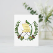 グアテマラコートオブアームズ ポストカード (スタンド正面)