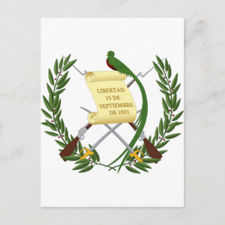 グアテマラコートオブアームズ ポストカード