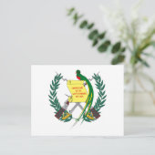 グアテマラコート・オブ・アームズはがき ポストカード (スタンド正面)