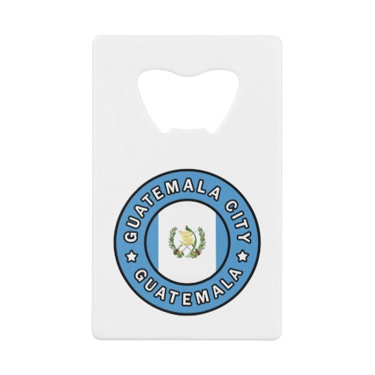 グアテマラシティグアテマラ クレジットカード栓抜き (正面)