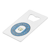 グアテマラシティグアテマラ クレジットカード栓抜き (正面アングル)