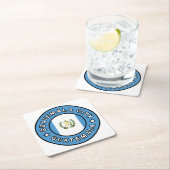 グアテマラシティグアテマラ スクエアペーパーコースター (インサイチュ)