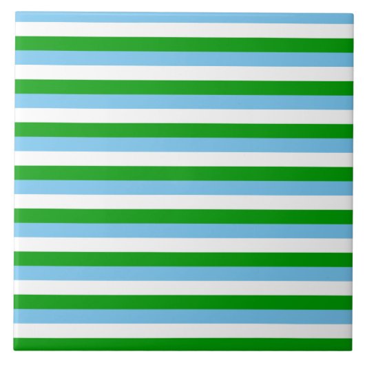 グアテマラストライプ国旗の国のシンボル行（緑） タイル (正面)