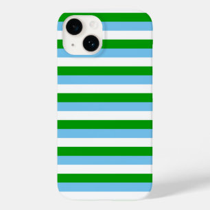 グアテマラストライプ国旗の国のシンボル行(緑) Case-Mate iPhone 14ケース