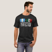 グアテマラプラスメキシコ完全伝統国旗L Tシャツ (正面フル)