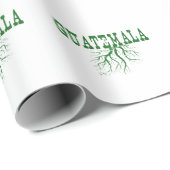 グアテマラルーツワードアートラッピング紙 ラッピングペーパー (ロールコーナー)