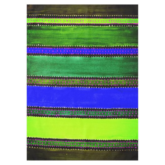 グアテマラレインボーテーブルクロス テーブルクロス (正面)