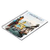 グアテマラレトロヴィンテージトラベル ノートブック (左側)