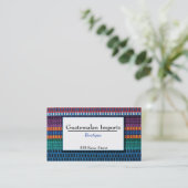 グアテマラ人はブティックを輸入します 名刺 (スタンド正面)