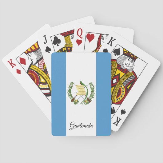 グアテマラ国旗のゲーム，グアテマラトランプ トランプ (裏面)