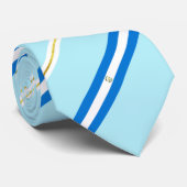 グアテマラ国旗のコート・オブ・アームズ・ネックタイ ネクタイ (ロール)