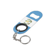 グアテマラ国旗の愛国心 キーホルダー栓抜き (裏面アングル)