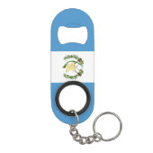 グアテマラ国旗の愛国心 キーホルダー栓抜き (裏面)