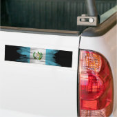 グアテマラ国旗の筆遣い、国旗 バンパーステッカー (トラック上)