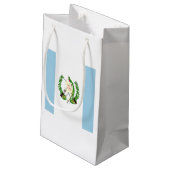 グアテマラ国旗の紋章 スモールペーパーバッグ (裏面アングル)