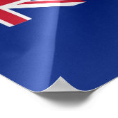 グアテマラ国旗を振る –  ポスター (角)