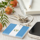 グアテマラ国旗 キーホルダー (正面右)